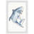Chumley 'Shark's Teeth' Framed Print-293376864