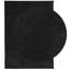 Rug "HUARTE" Short Pile Soft and Washable Black-608965790