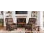 Fauteuil inclinable en similicuir pour salon RV