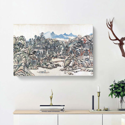 Landscape View by Wang Yuanqi - Wrapped Canvas Print