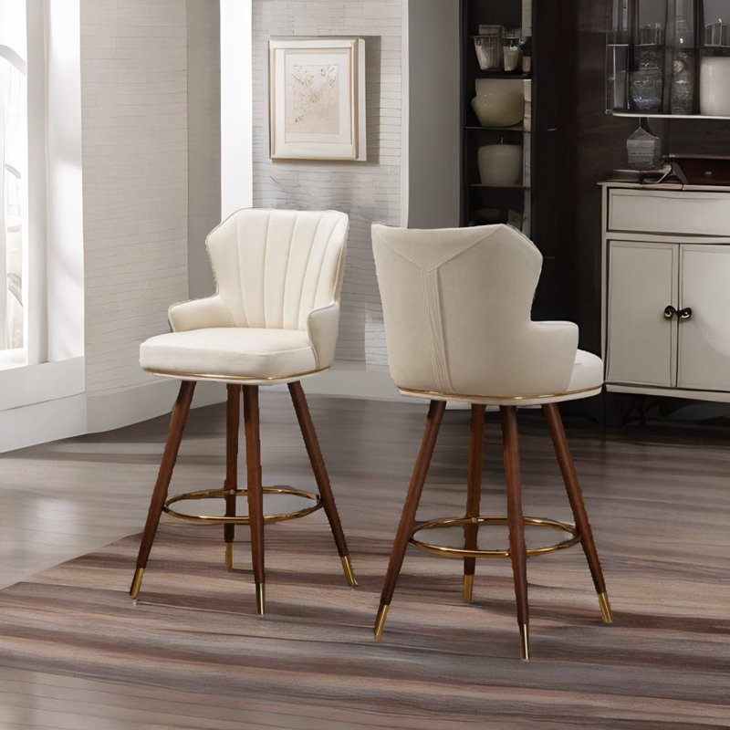 Tabouret de bar 28 po Mad Incroyable, Beige
