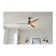 Hover 60"  3 - Blade LED Propeller Ceiling Fan with Wall Control and Light Kit Included