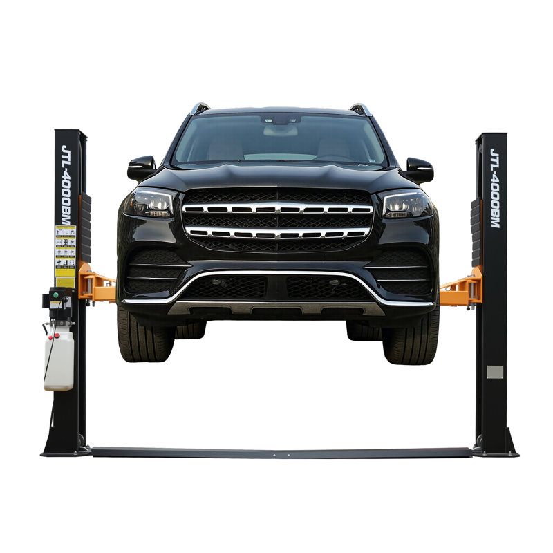 10,000 lbs 2-Post Car Lift – Heavy Duty Hydraulic Vehicle & Truck Hoist with 2+3 Adjustable Arms, Safety Lock & Rubber Door Protectors, Ideal for Garage & Workshop, 220V