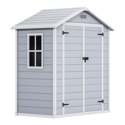 Balconera 6X3.4Ft Resin Outdoor Storage Shed With Floor