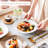 Ellum 18 Piece Porcelain China Dinnerware Set - Service for 6