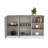Ginger Kitchen Island, Three Open Shelves, Two Cabinets-1017459153