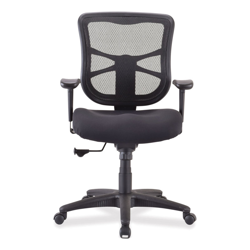 Black Mesh Executive Swivel Chair with Adjustable Arms