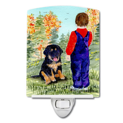Tibetan Mastiff Ceramic Night Light