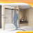 Single Sliding Shower Door 56 - 60 "W X 60" H, 6Mm Clear Tempered Glass, Matte Black Finish, Film, Stainless Steel Handle And Track, American Design For Bathroom, Large Wheels Stable Quiet Glide,