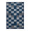 Machine Washable Botanical Brown Area Rug