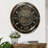 THE GEARS CLOCK Wall Clock with Real Moving Gears IR-LI_ 24 in Round BRONZE-DARK