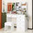 Aneirin 39.4'' Wide Vanity Set With Socket & Sliding Mirror-1707956872