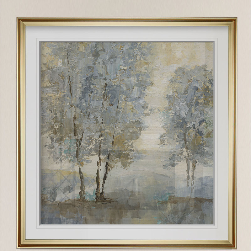 «Soft Sentinel II», reproduction d'art, H 30 po x l 30 po, Impression encadrée, Doré