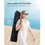 Chaise de plage portable pour adultes Capacité de charge de 330 lb, dossier haut, porte-gobelet, poids léger, robuste