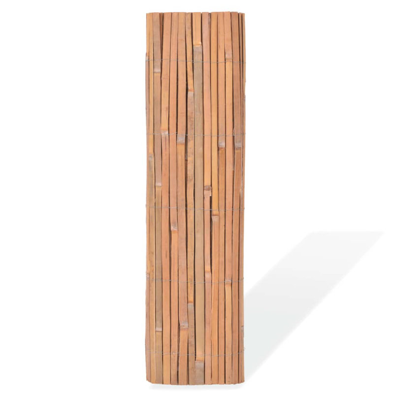 Fallow Bamboo Fence, 100cm H x 400cm W x 1cm D