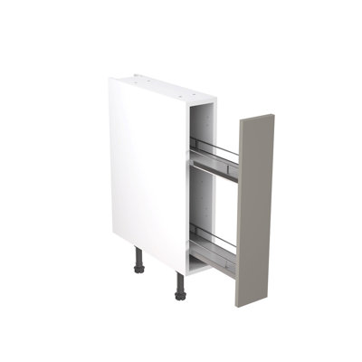 KitchenKit Flatpack Slab Matt Base Unit With Pull-Out