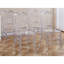 Chaise de mariage, chaise de salle à manger, ensemble de 4, siège en plastique
