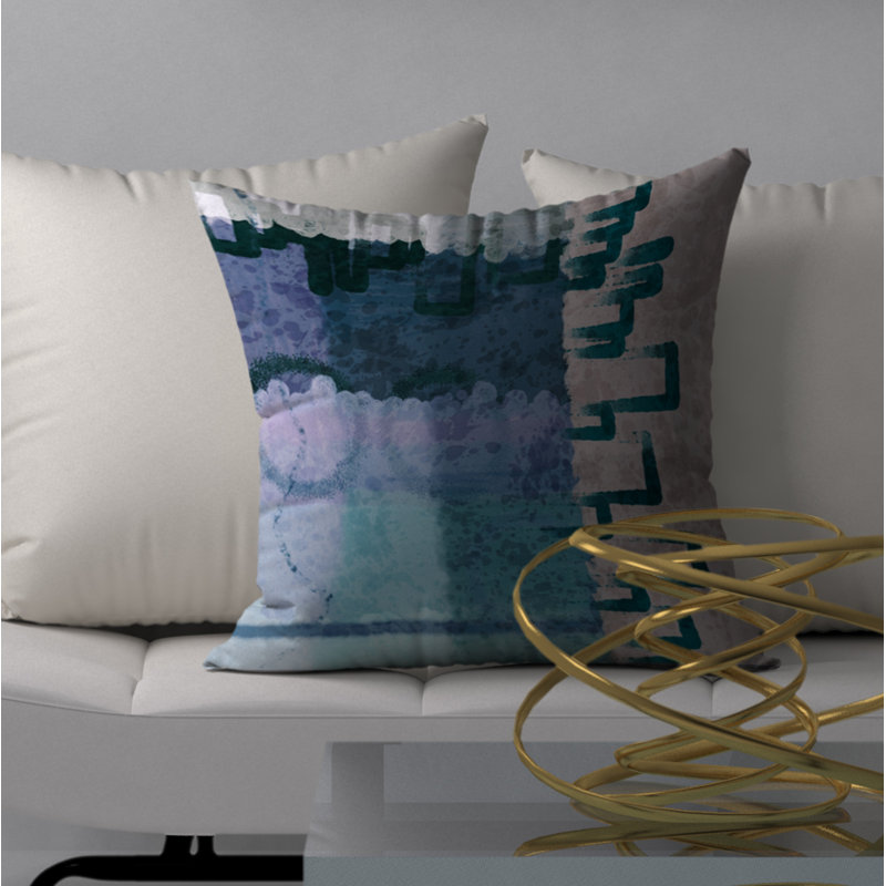  Housse de coussin carré et insert, 18" x 18"