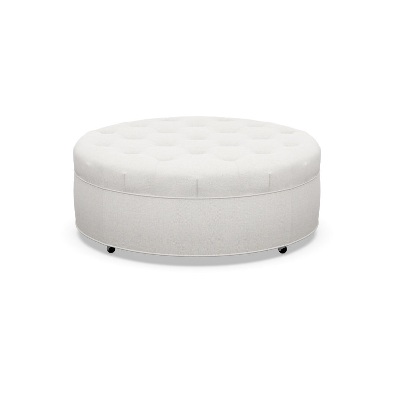 Round Tufted Ottoman, 2245-80