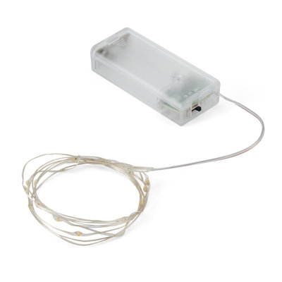 Mikasa 15-Light LED Microlight Strand, Soft White