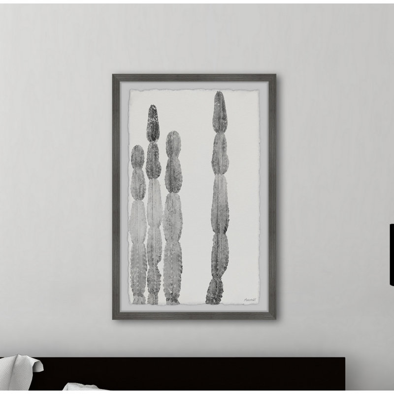 Cactus Columns II - Single Picture Frame Print, 91cm H x 61cm W x 3.81cm D