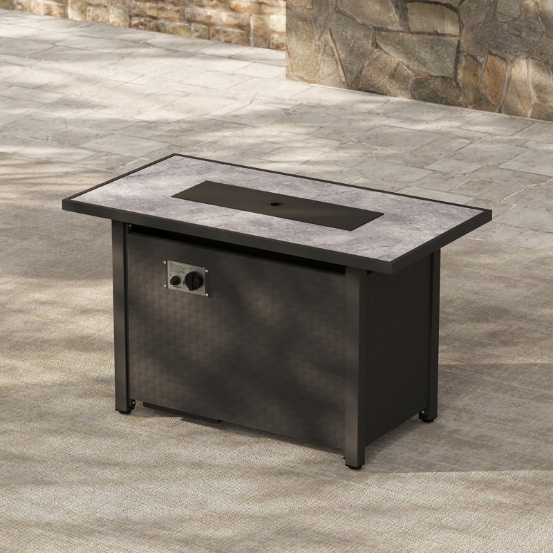 Table de foyer rectangulaire