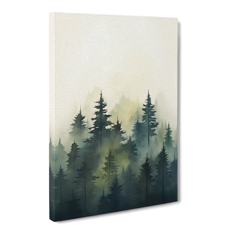 Forest Minimalism No.2 - Wrapped Canvas, 50cm H x 35cm W x 3cm D