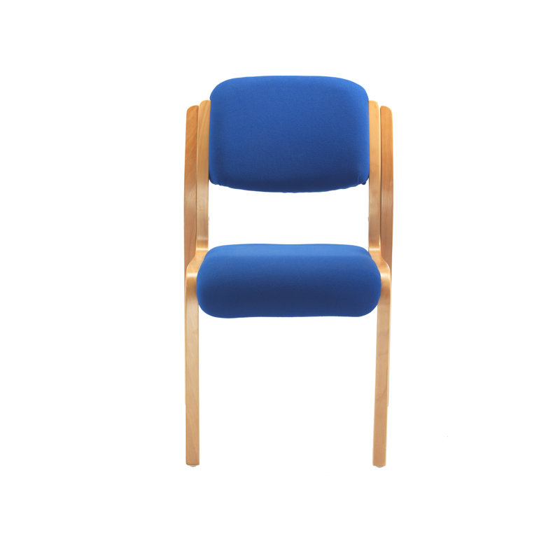 Sayler Armless Stacking Chair, Royal Blue Pyra