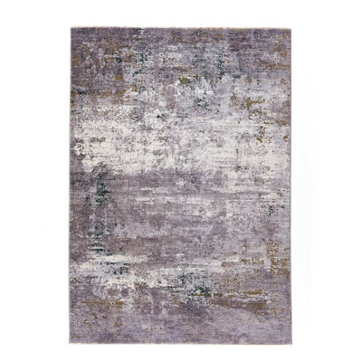 Machine Woven Grey Indoor Rug