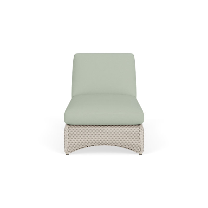 Loom Outdoor Chaise Lounge, Fife Aruba, Linen