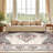 Machine Washable Non Slip Vintage Area Rugs for Living Room Bedroom Dining Room - Khaki/Brown/Beige-382742304