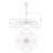 Troxell 6 - Light Dimmable Geometric Chandelier
