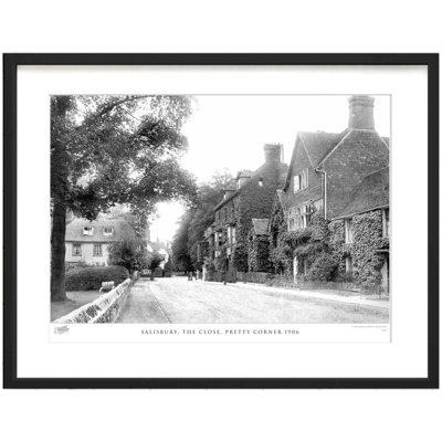 Salisbury, The Close, Pretty Corner 1906 - Single Picture Frame Print
