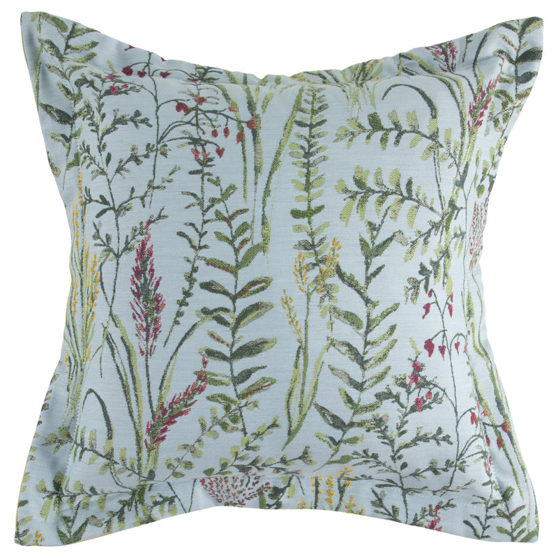 Enchanted Mist Outdoor Throw Pillow, Square 18", Green