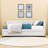 Linen Upholstered Daybed with Twin Trundle-764516455-764516451