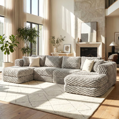 Canapé modulaire modulaire de 135,4 po