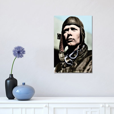 Charles Lindbergh (1902-1974) by Granger - Wrapped Canvas Print