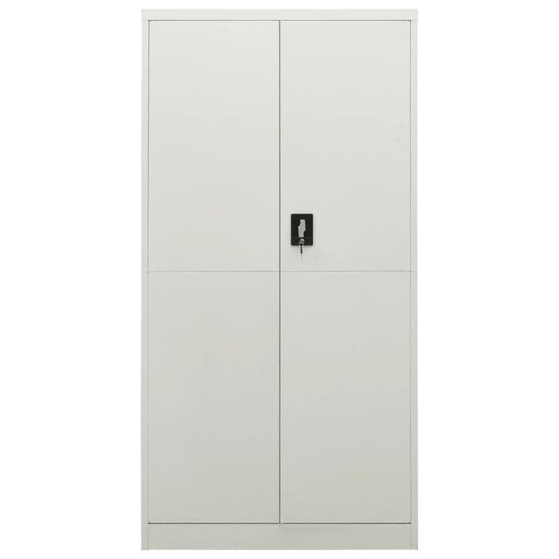 Locker Cabinet 90x40x180 cm Steel, Light Grey