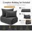 Damask Velvet Duvet Cover Set with Pillowcases-138862234