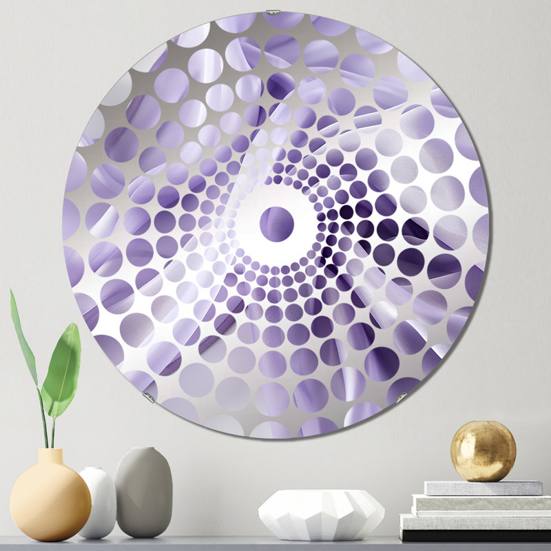 Jelia - Miroir décoratif à cercles concentriques, 31,4 po x 31,4 po