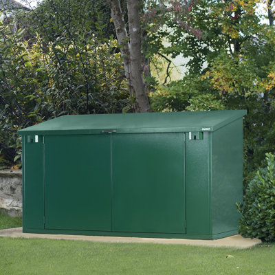 Access 8 ft. W x 3 ft. D Pent Metal Bike Shed