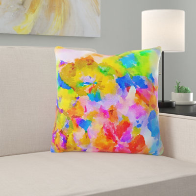 Yandel Watercolour Throw Pillow