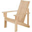 Chaise Adirondack moderne en cèdre Brently