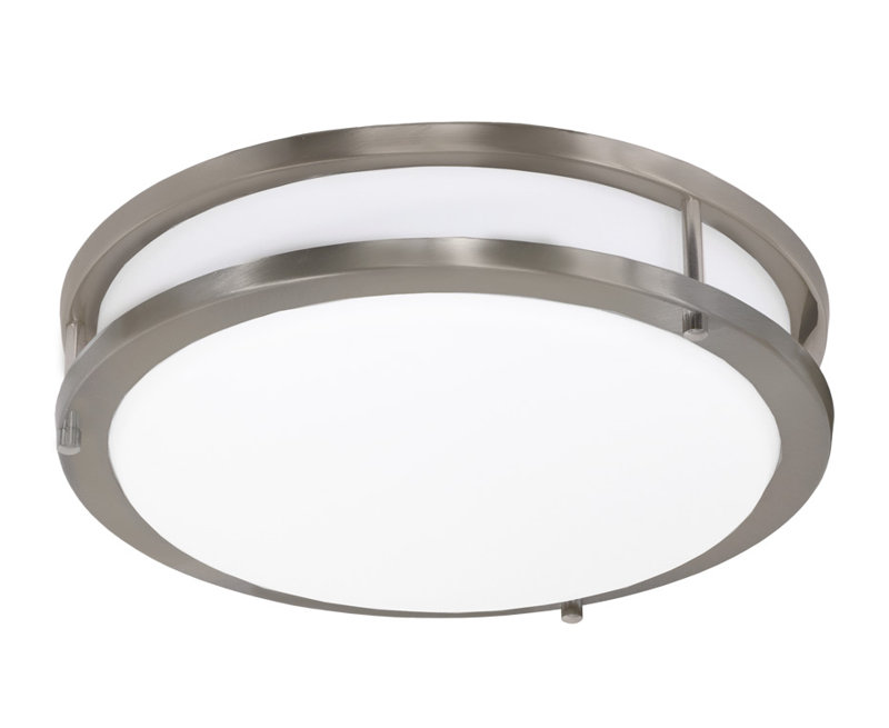 Plafonnier encastré 1 lumière à del simple 14,5 po Envisage V