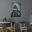 Trinx «Mr Romantic» par Diogo Verissimo, art mural en métal, 24 po x 36 po