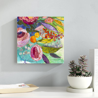 «Bold Blooms III», peinture sur toile