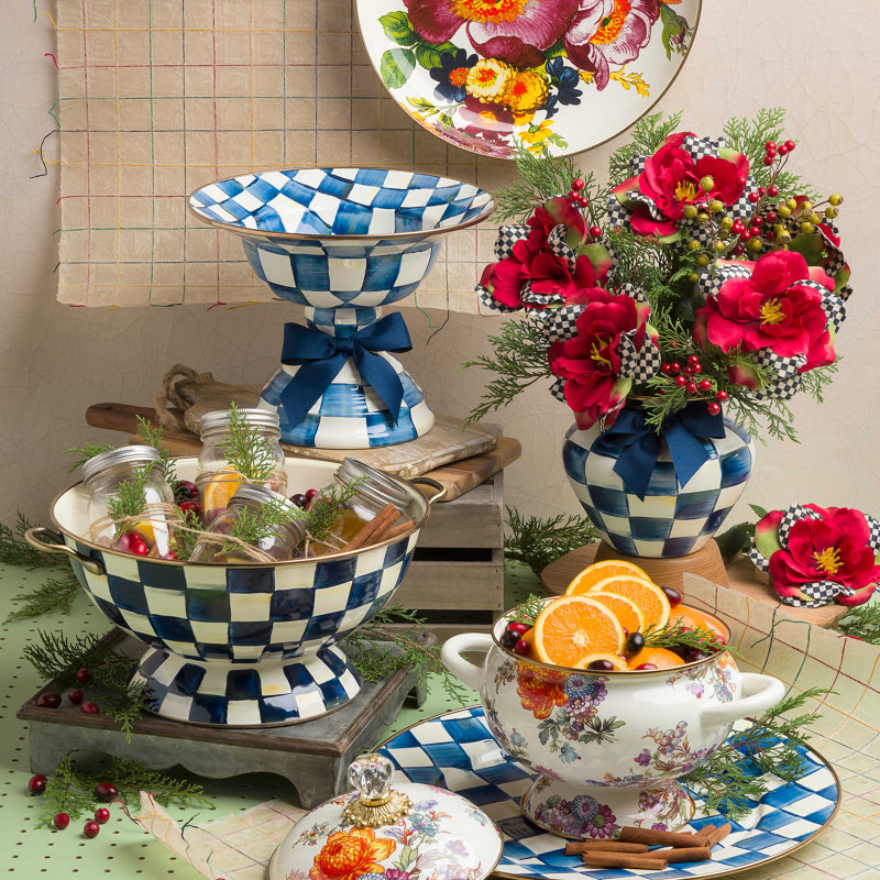 Courtly Check Everything Bowl, Blue