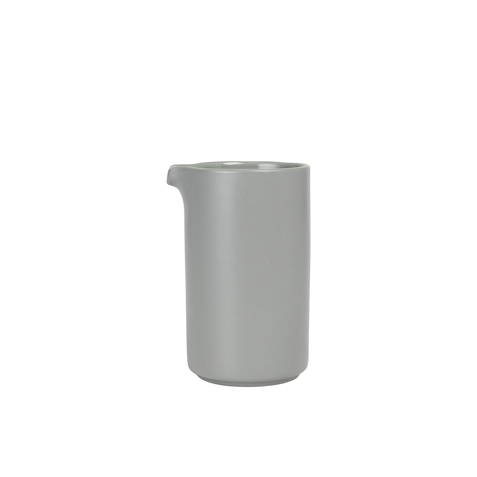 PILAR Stoneware 17 Oz. Pitcher, Mirage Gray