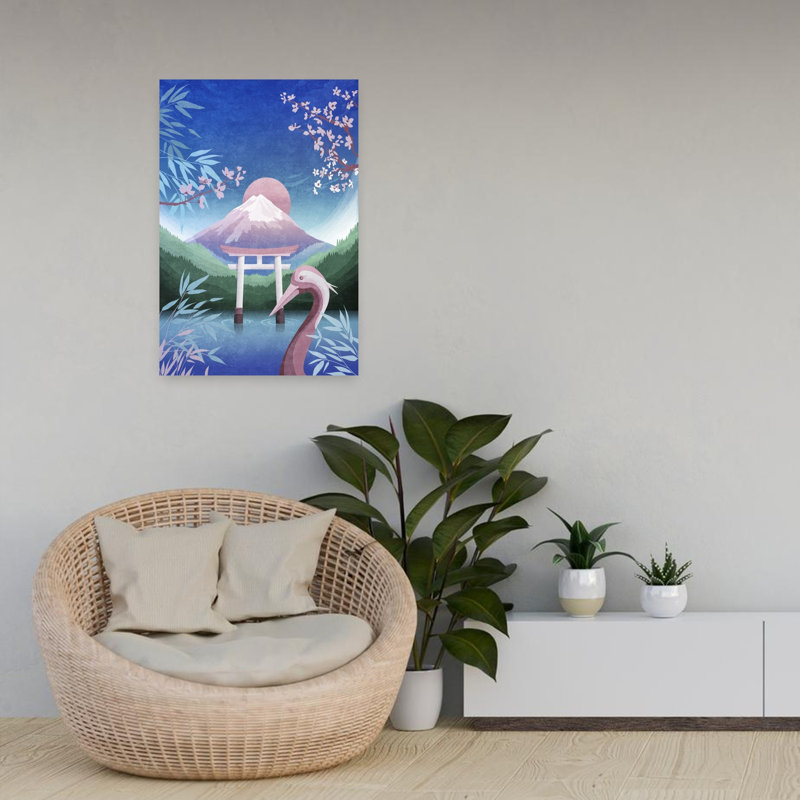 Serene Reflection by Emel Tunaboylu - Wrapped Canvas Print, 60.96 cm H x 40.64 cm W
