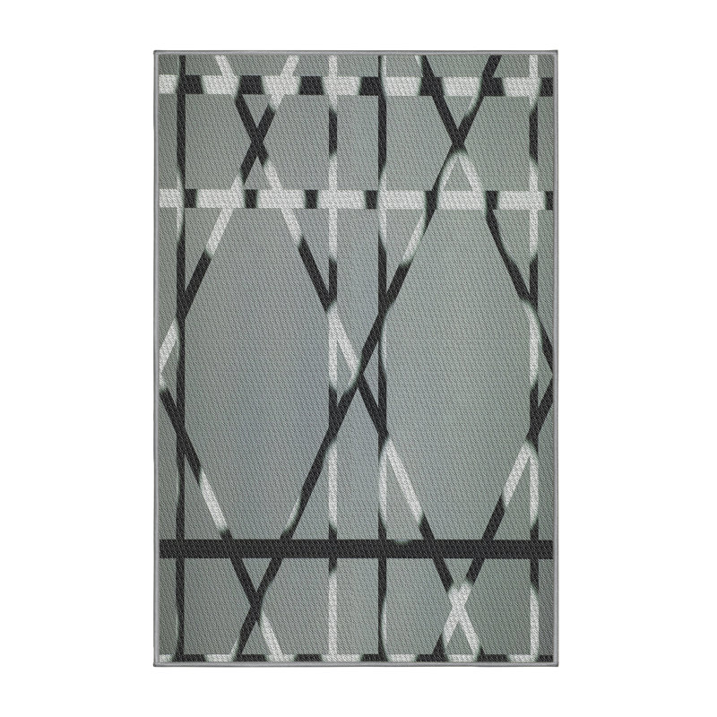 Geometric Indoor Rug, Rectangle 6' x 9'